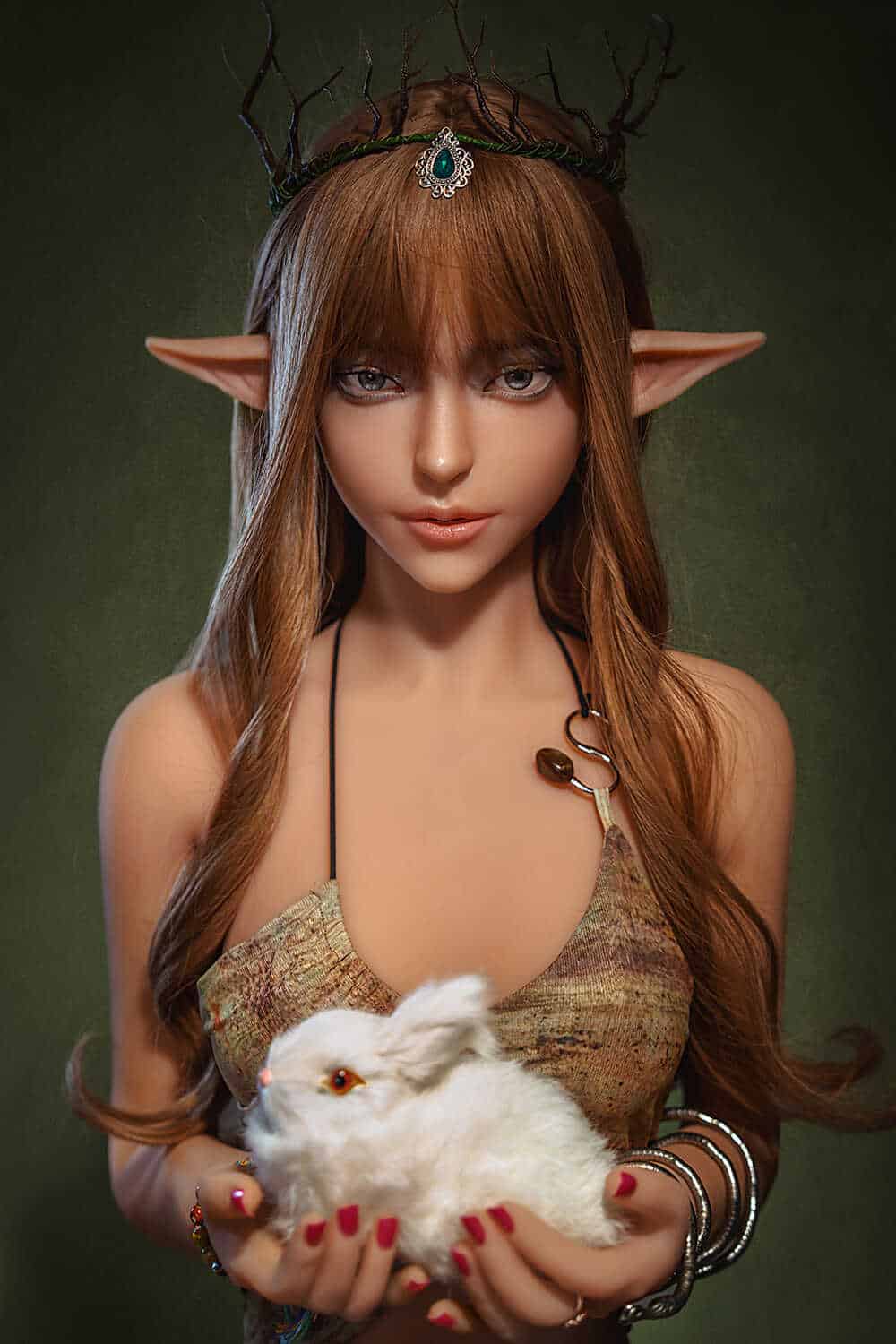 158cm/5ft2 A-cup Silicone Head Sex Doll – Meniu.A - Image 7