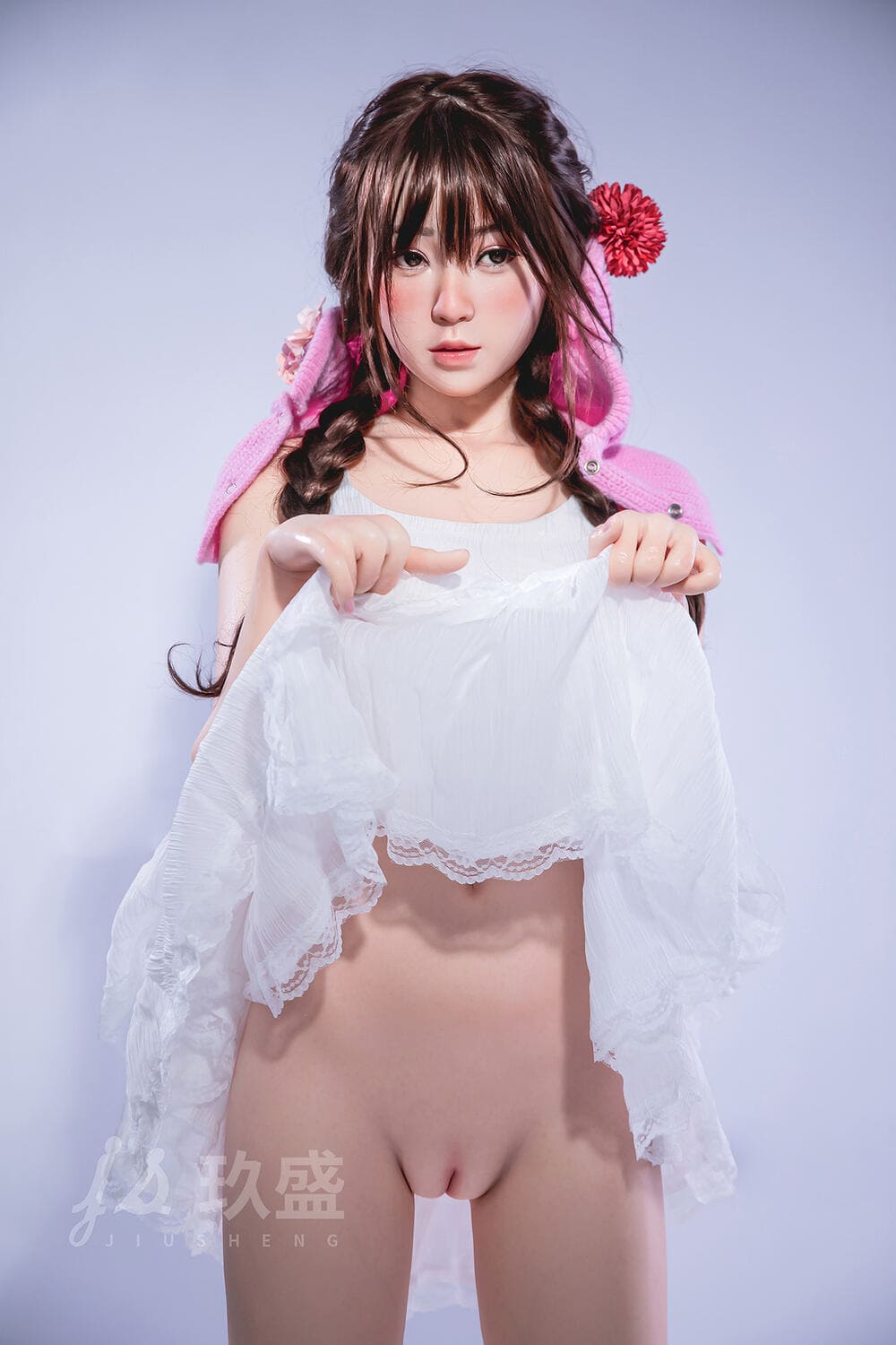 150cm/4ft11 B-cup Silicone Sex Doll – Enya - Image 7
