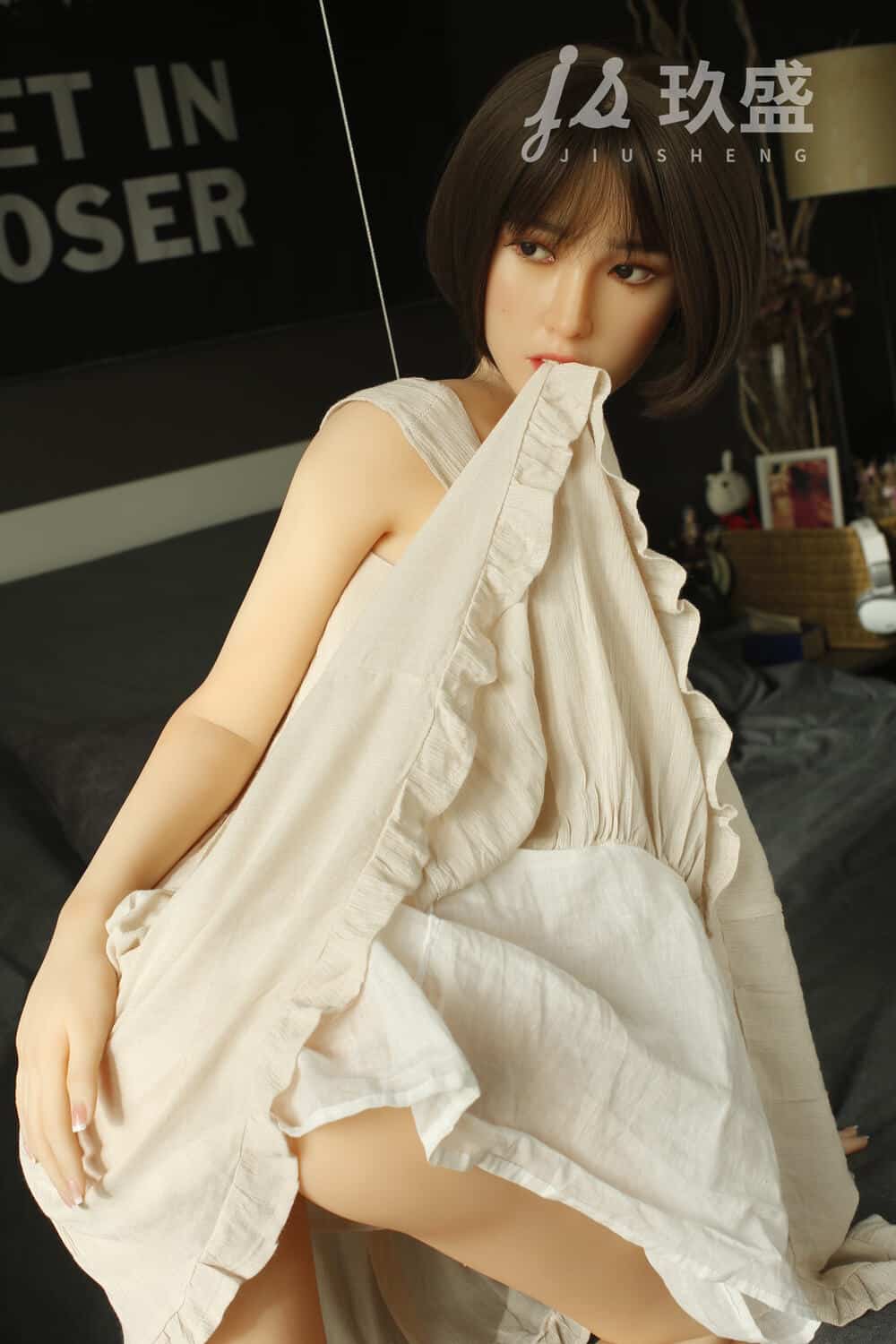 150cm/4ft11 D-cup Silicone Head Sex Doll – Nicole - Image 12