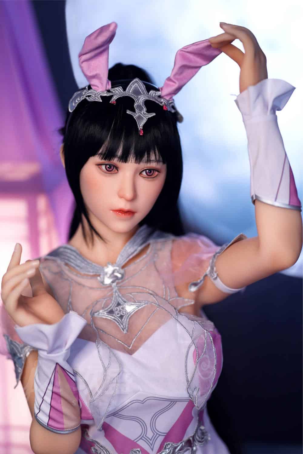 150cm/4ft11 D-cup Silicone Head Sex Doll – Shino - Image 12