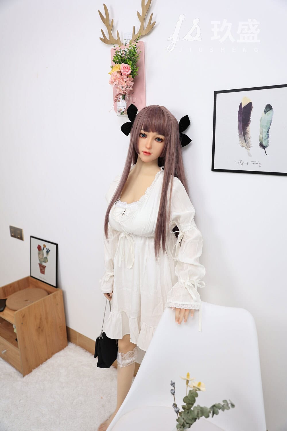 150cm/4ft11 D-cup Silicone Head Sex Doll – Shirley - Image 11