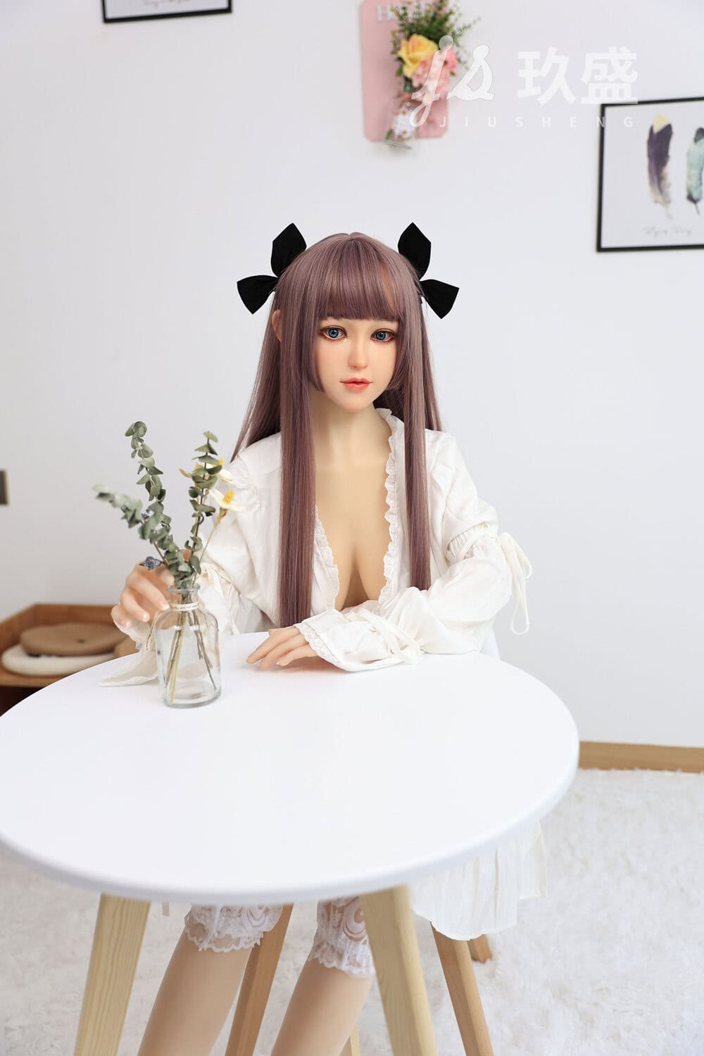 150cm/4ft11 D-cup Silicone Head Sex Doll – Shirley - Image 15