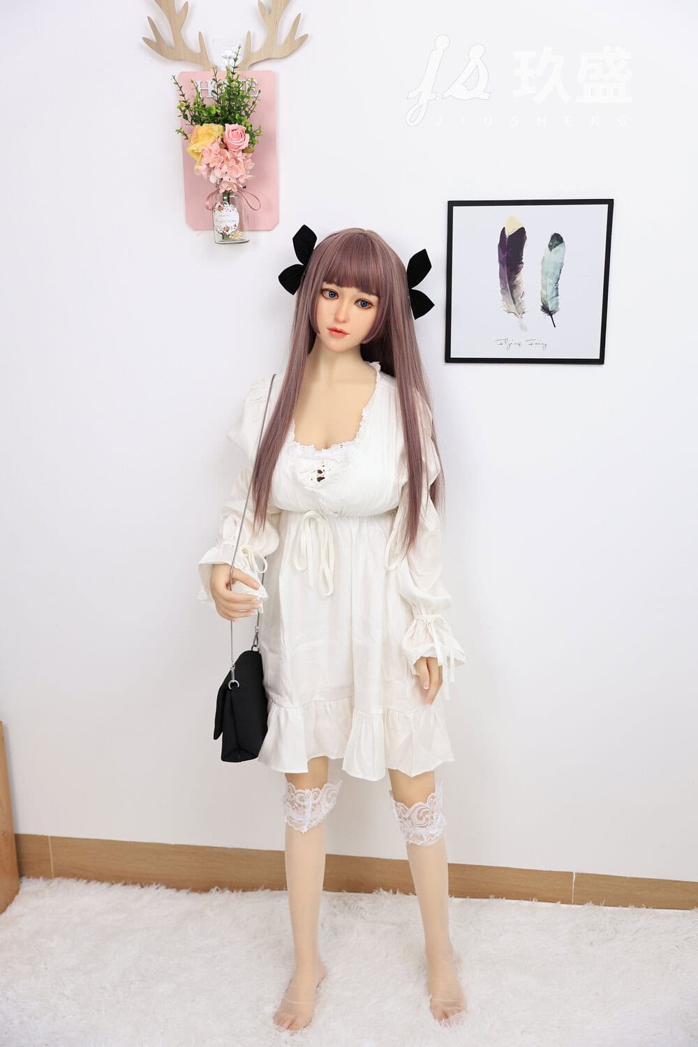 150cm/4ft11 D-cup Silicone Head Sex Doll – Shirley - Image 7