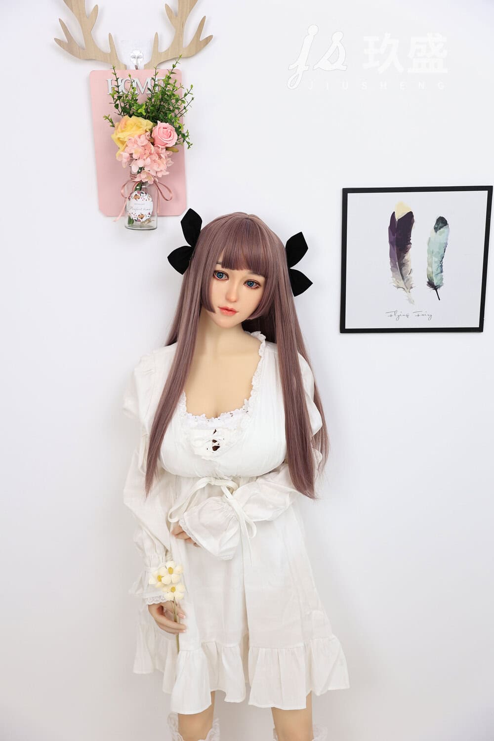 150cm/4ft11 D-cup Silicone Head Sex Doll – Shirley - Image 8