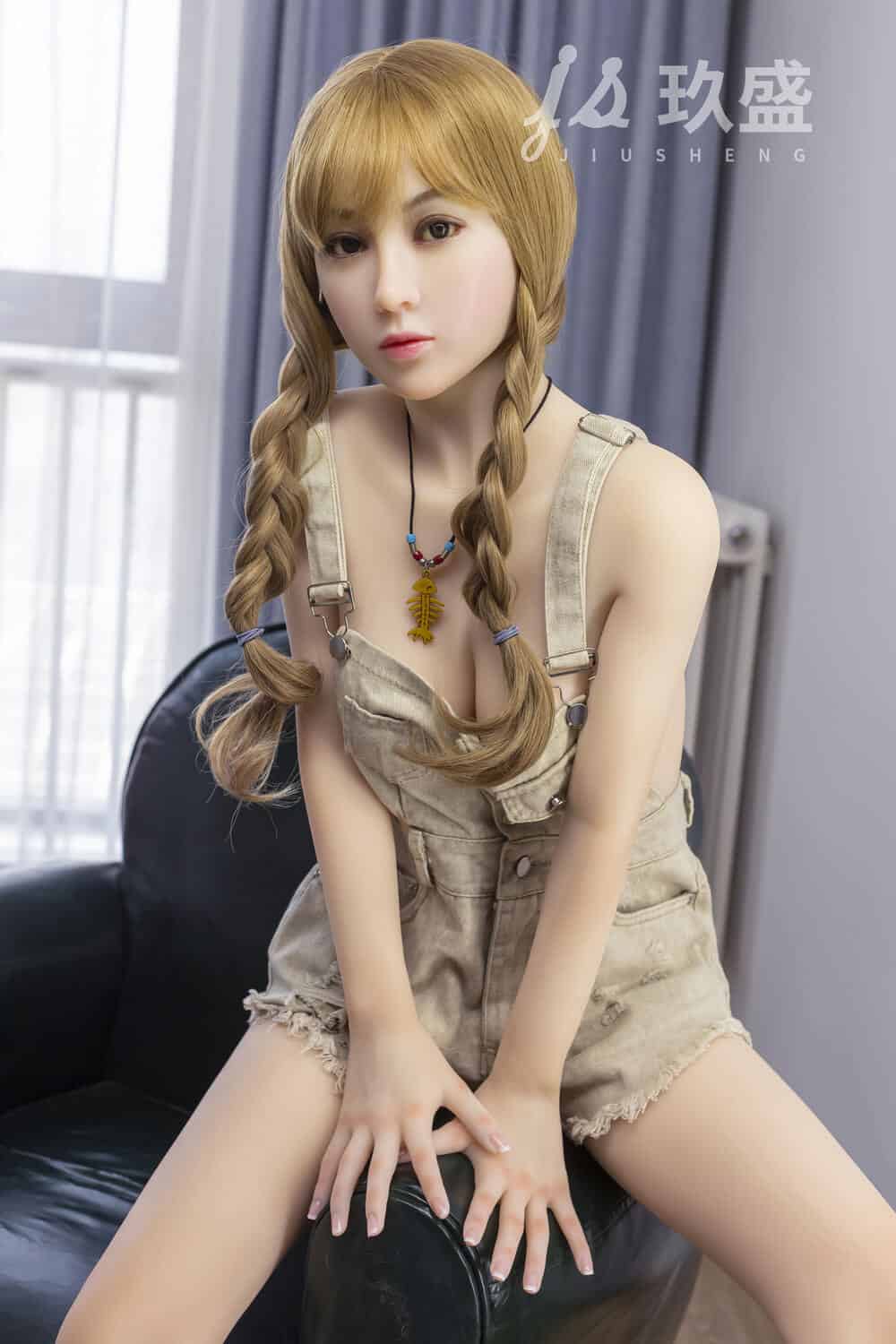 150cm/4ft11 C-cup Silicone Head Sex Doll – Ann