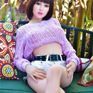 150cm/4ft11 D-cup Silicone Head Sex Doll – Lily