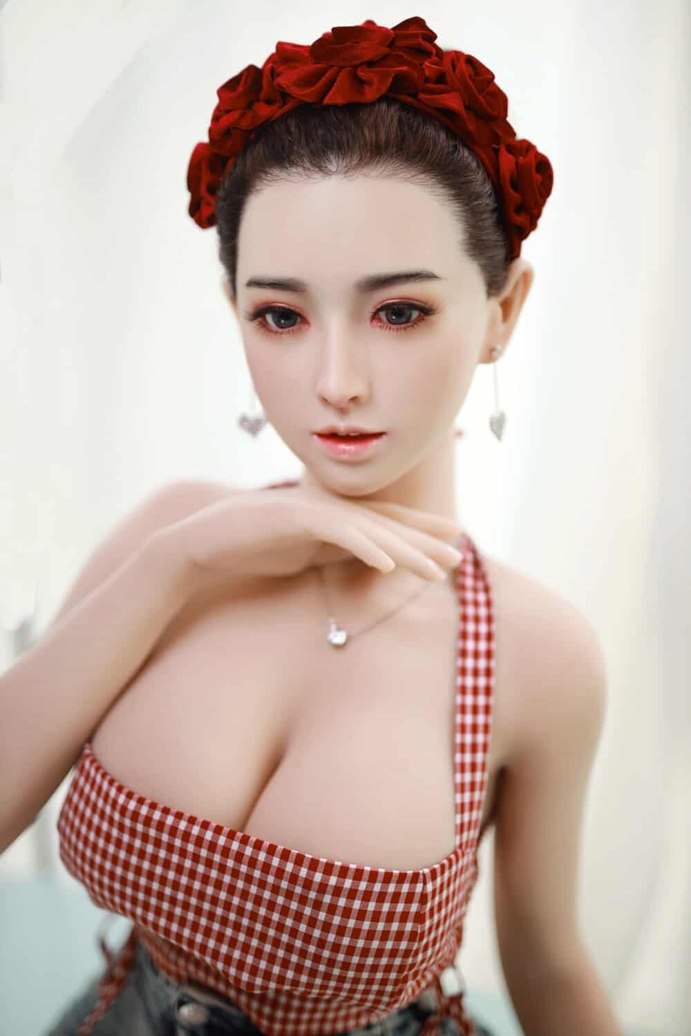 157cm/5ft2 H-cup Silicone Head Sex Doll – Ina Bryce - Image 9