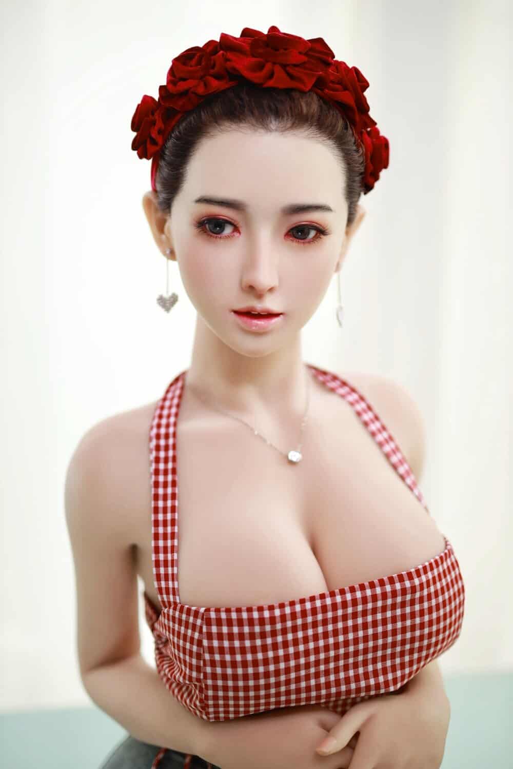 157cm/5ft2 H-cup Silicone Head Sex Doll – Ina Bryce - Image 12