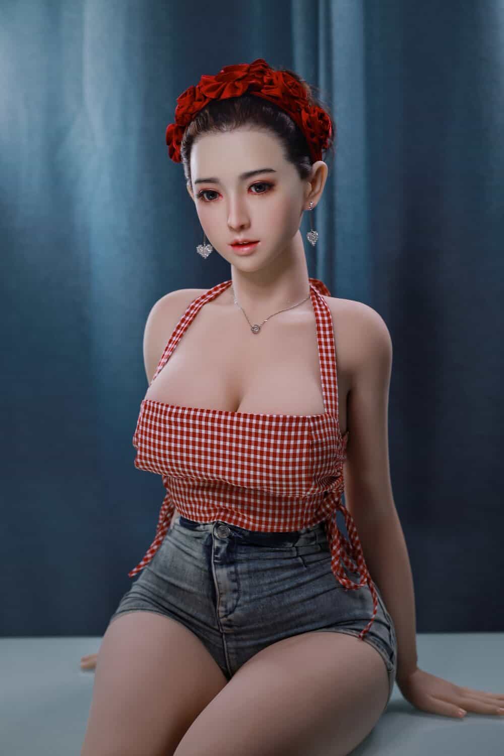 157cm/5ft2 H-cup Silicone Head Sex Doll – Ina Bryce - Image 4
