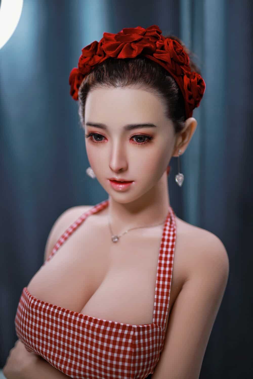 157cm/5ft2 H-cup Silicone Head Sex Doll – Ina Bryce - Image 8