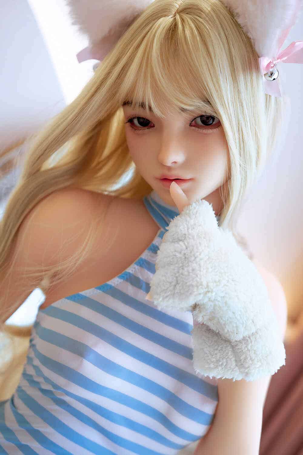 158cm/5ft2 D-cup Silicone Head Sex Doll – Losiu - Image 6