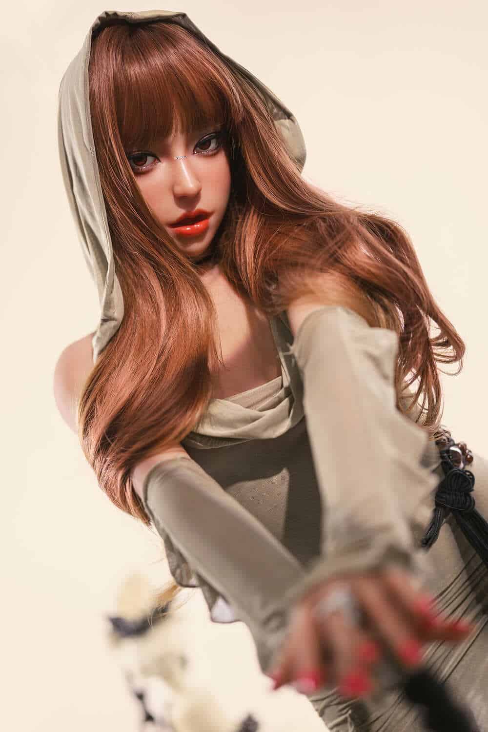160cm/5ft3 A-cup Silicone Head Sex Doll – Clara Anne