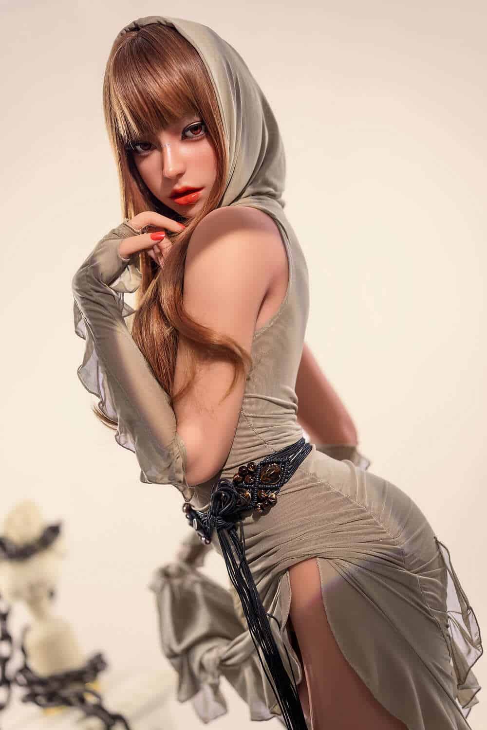 160cm/5ft3 A-cup Silicone Head Sex Doll – Clara Anne - Image 12