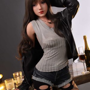 160cm/5ft3 D-cup Silicone Head Sex Doll – Calie