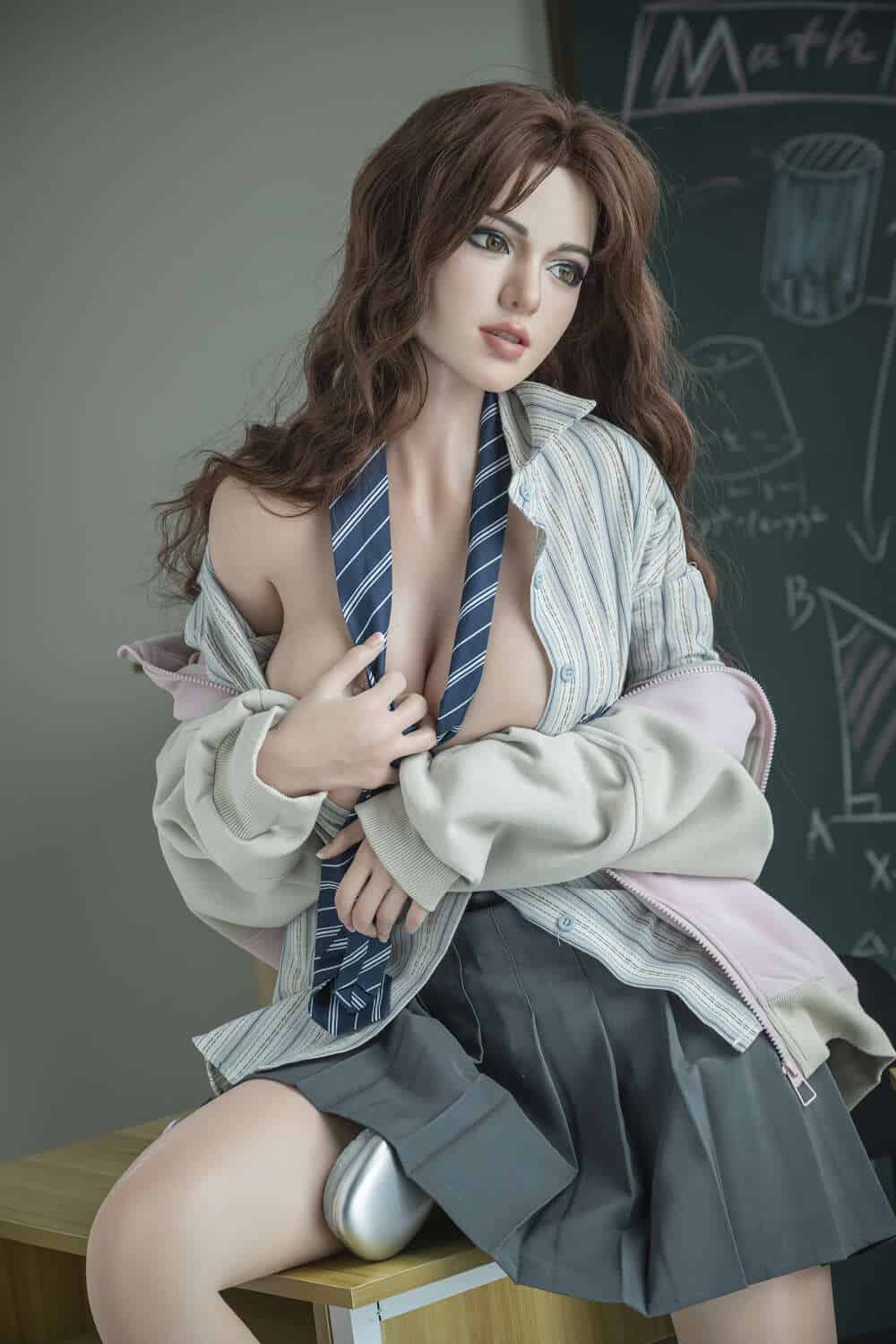 170cm/5ft7 D-cup Silicone Head Sex Doll – Fria - Image 11