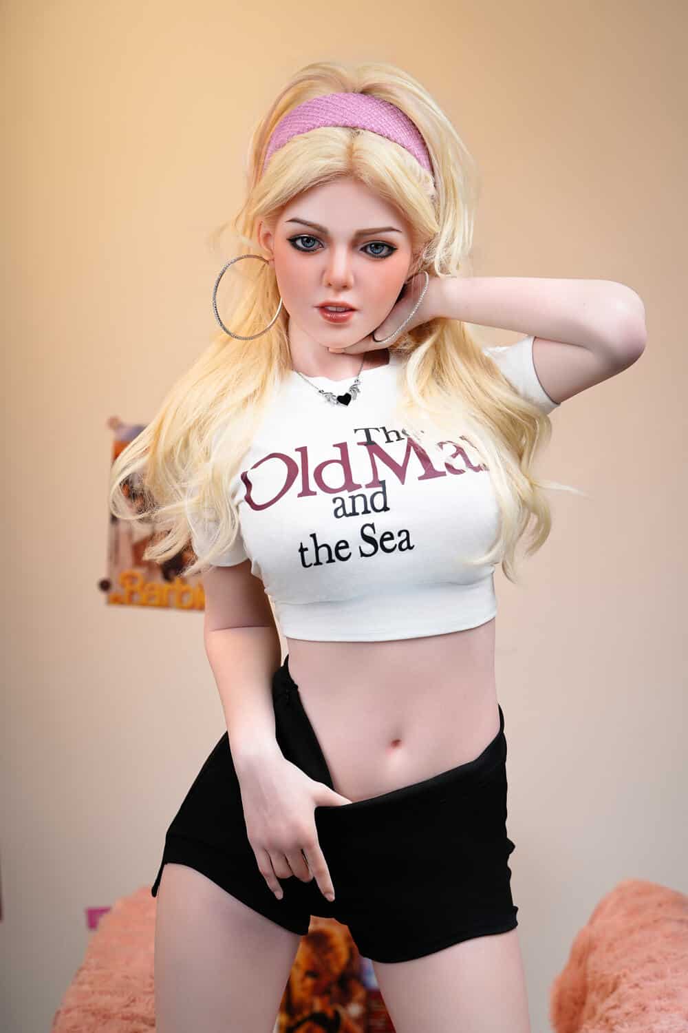 160cm/5ft3 D-cup Silicone Head Sex Doll – Fula - Image 11