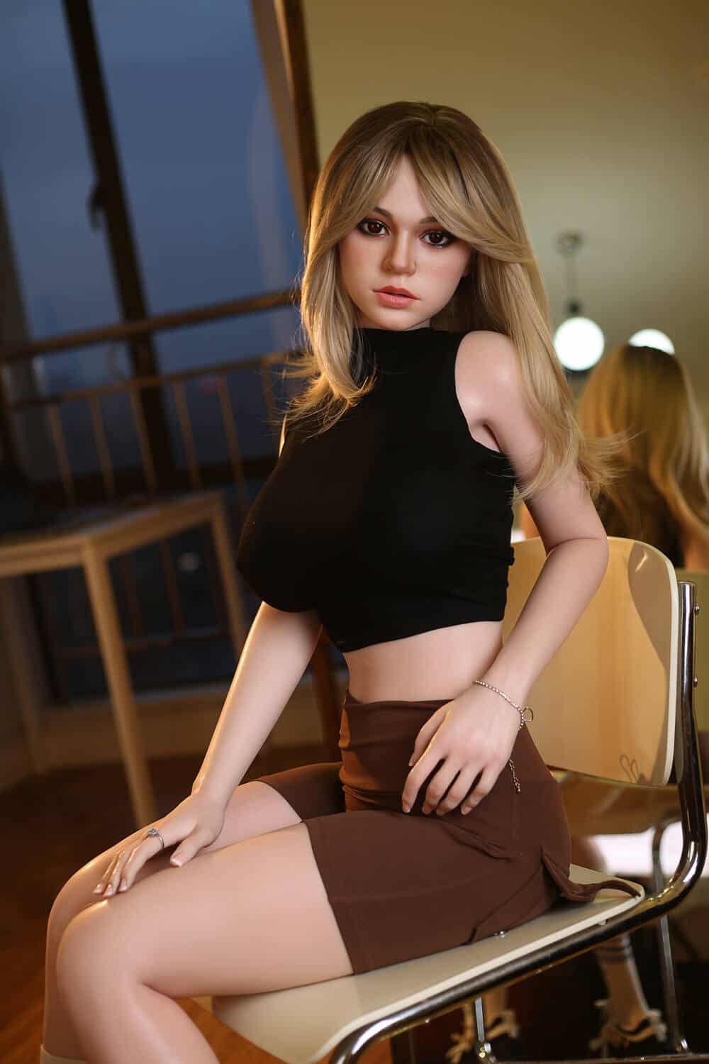 160cm/5ft3 D-cup Silicone Head Sex Doll – M8 - Image 12