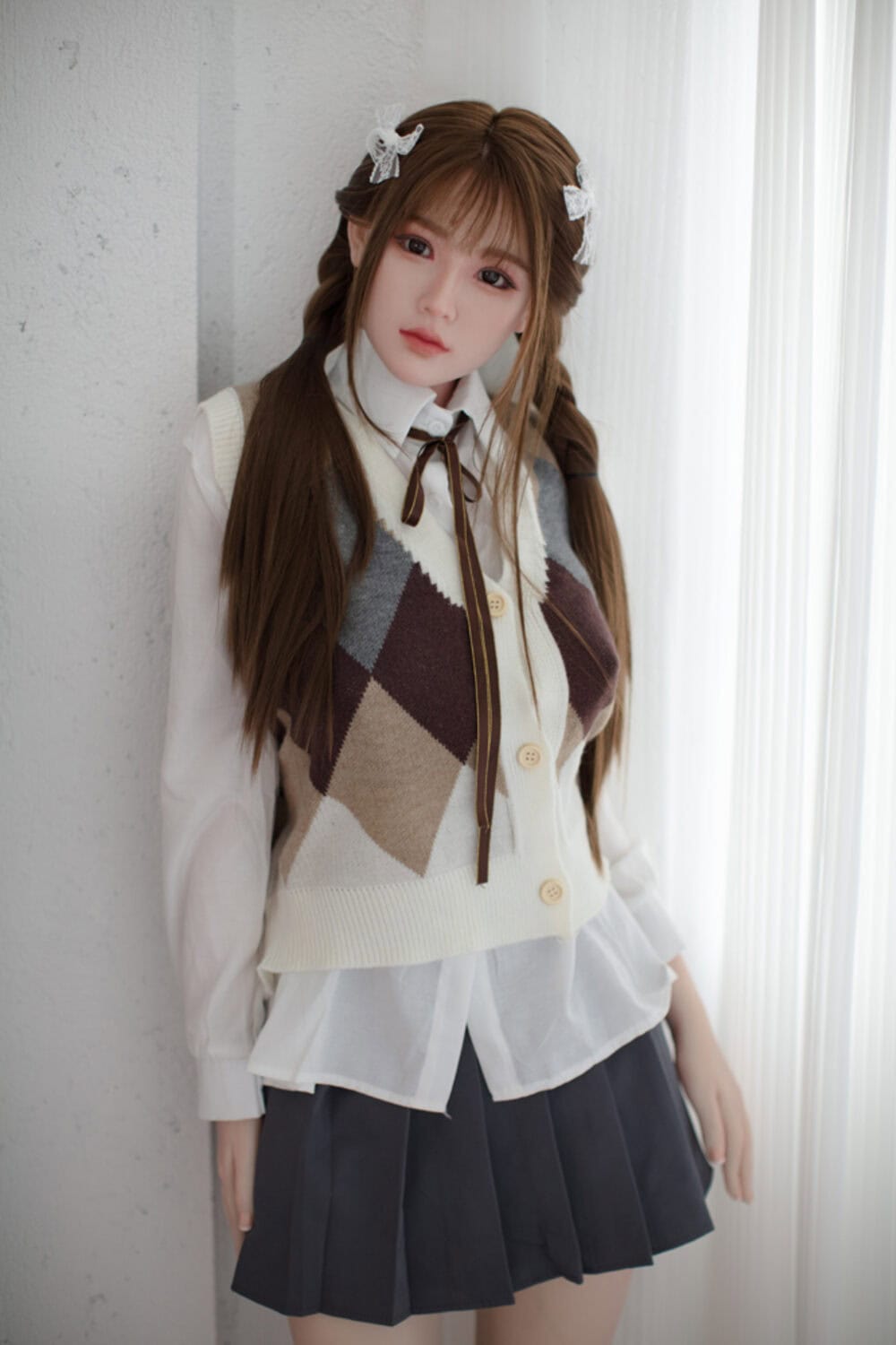 160cm/5ft3 D-cup Silicone Head Sex Doll – Mei - Image 12