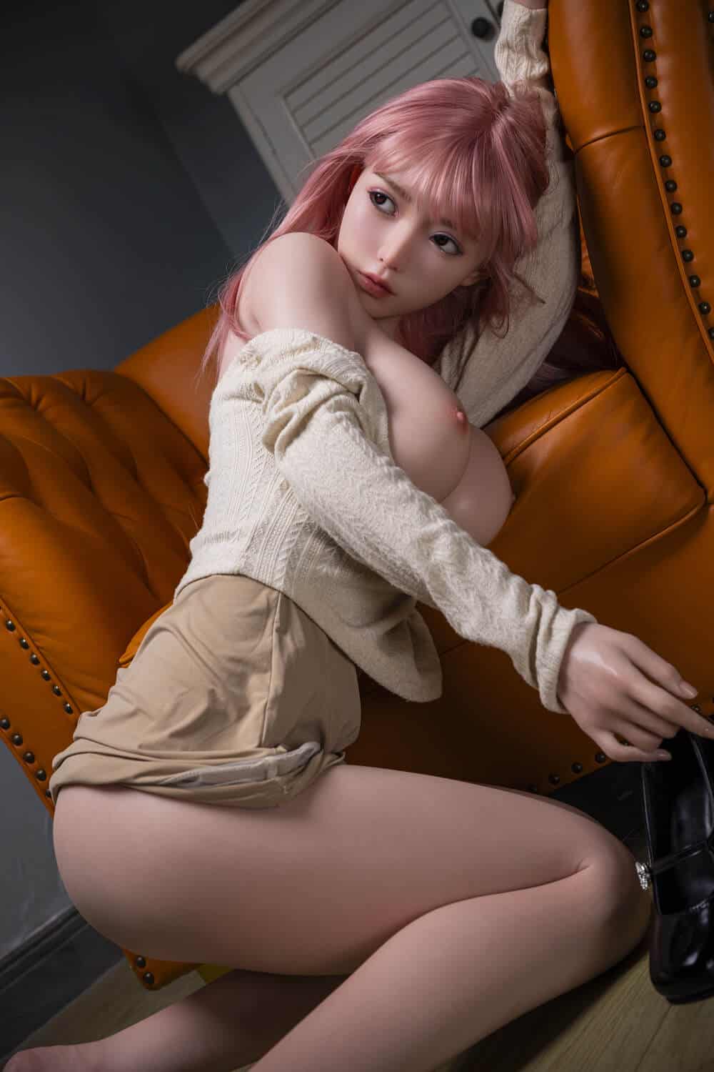 160cm/5ft3 D-cup Silicone Head Sex Doll – Shirki - Image 10