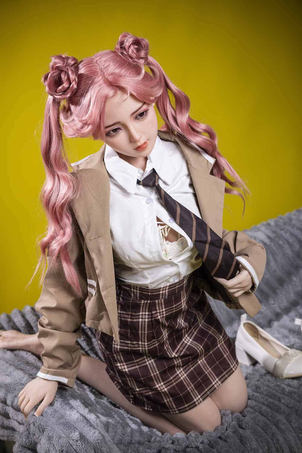 160cm/5ft3 D-cup Silicone Head Sex Doll – Xlan - Image 13