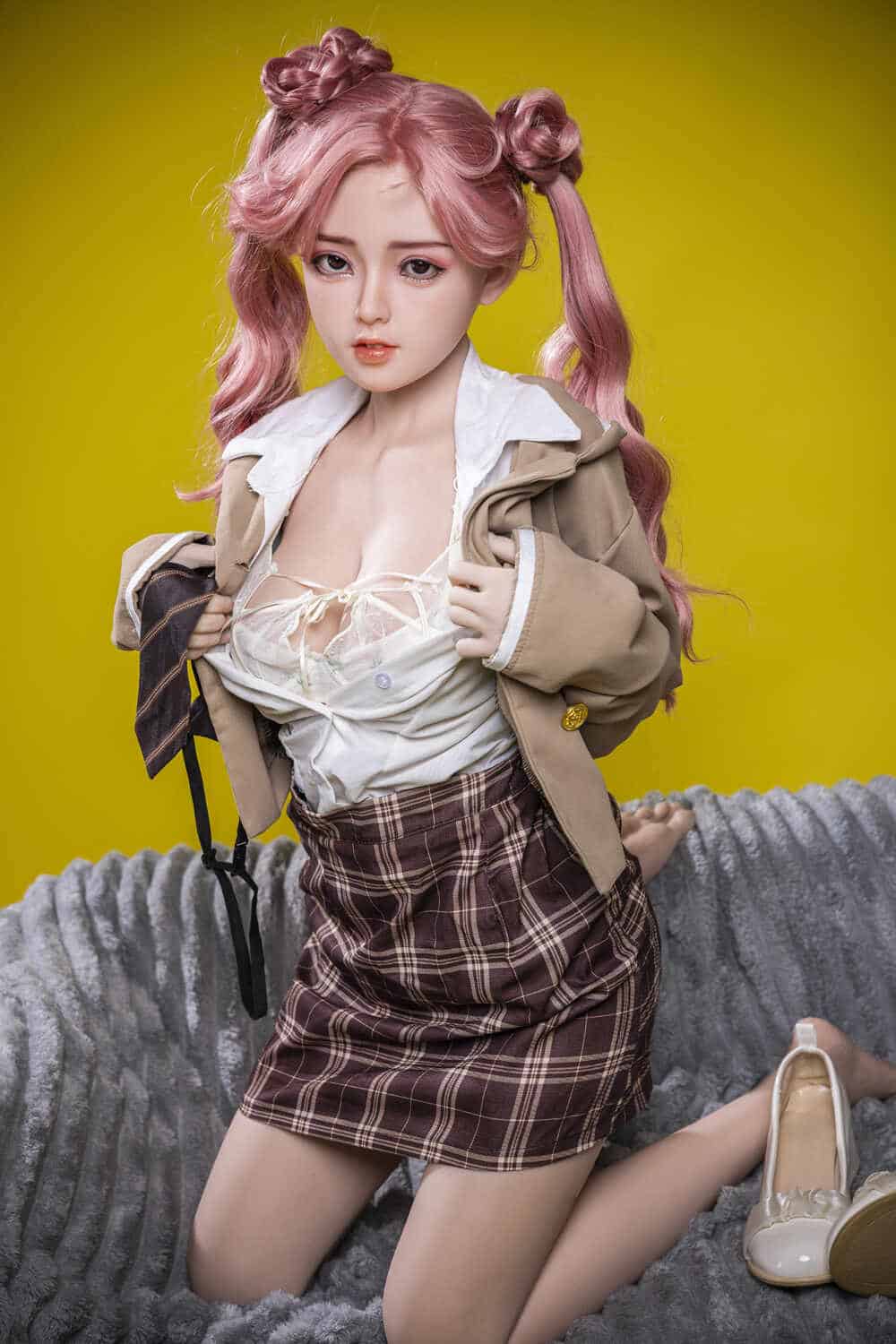 160cm/5ft3 D-cup Silicone Head Sex Doll – Xlan
