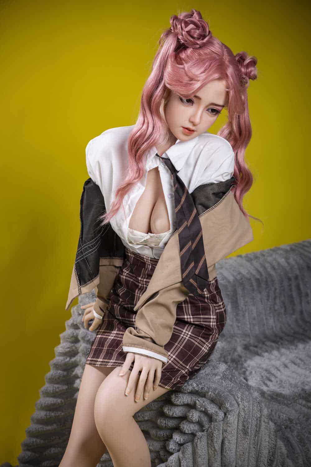 160cm/5ft3 D-cup Silicone Head Sex Doll – Xlan - Image 6