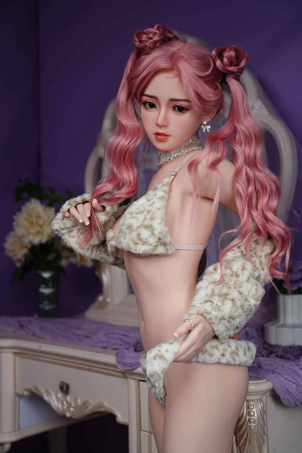 160cm/5ft3 D-cup Silicone Head Sex Doll – Xlan - Image 6