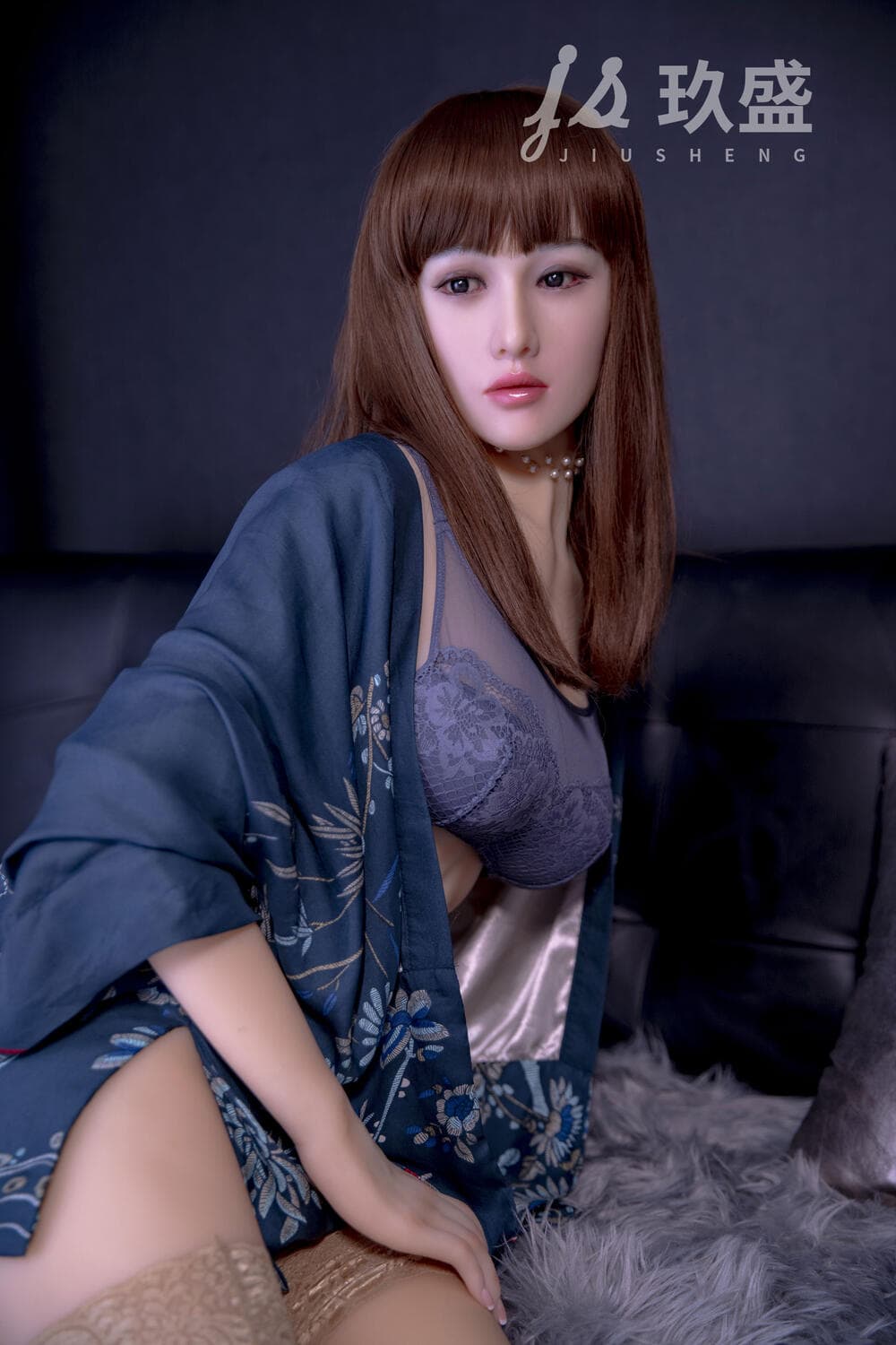 160cm/5ft3 D-cup Silicone Head Sex Doll – Amy
