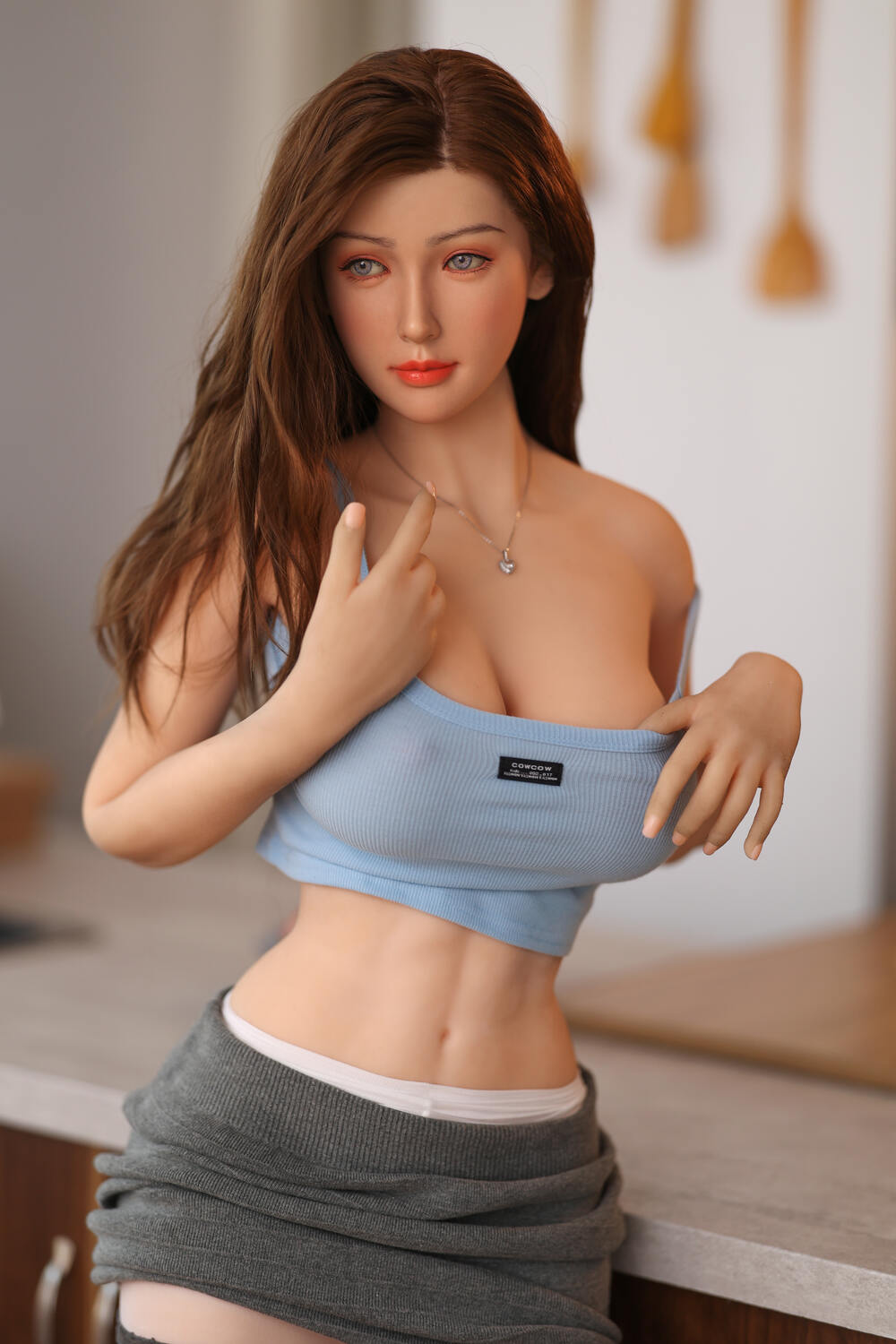 160cm/5ft3 G-cup Silicone Head Sex Doll – Laura Lincoln - Image 10