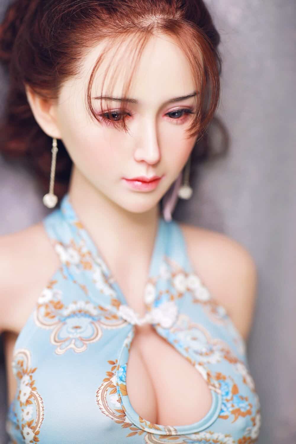 161cm/5ft3 E-cup Silicone Head Sex Doll – Xiao Nuo - Image 4
