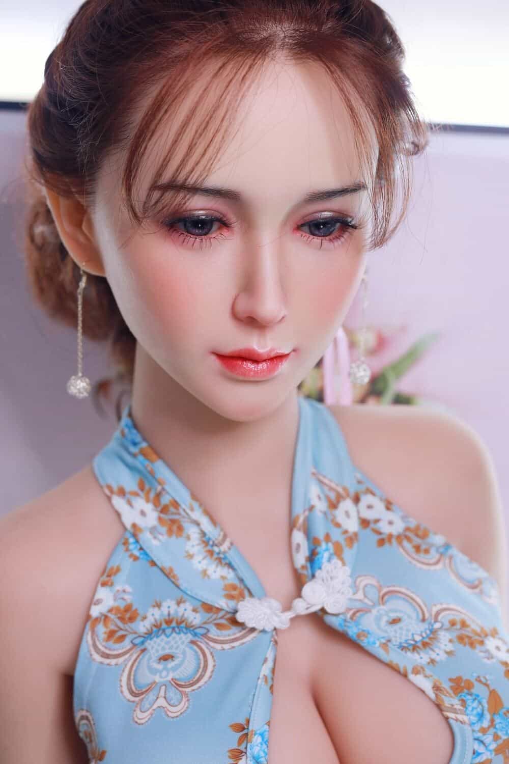 161cm/5ft3 E-cup Silicone Head Sex Doll – Xiao Nuo - Image 8