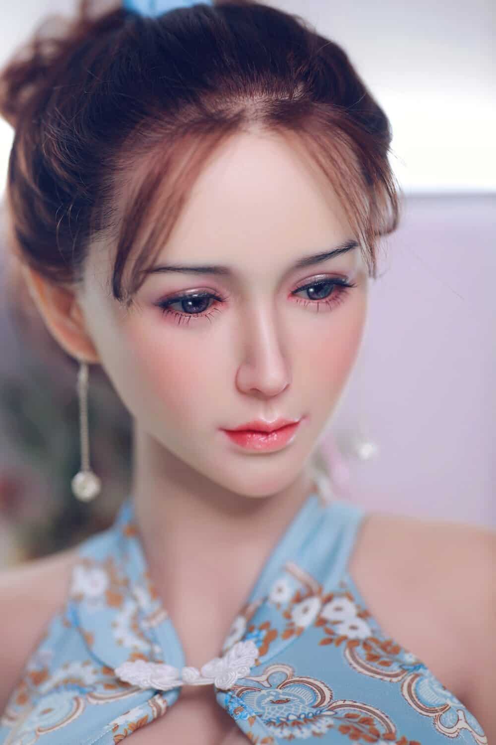 161cm/5ft3 E-cup Silicone Head Sex Doll – Xiao Nuo - Image 5