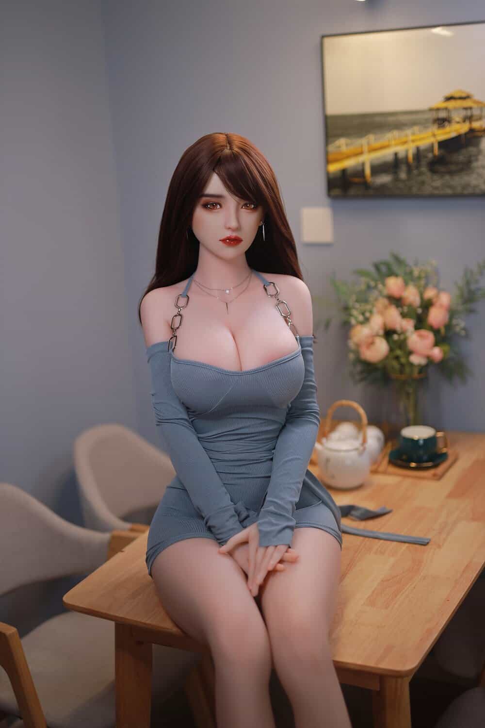 161cm/5ft3 E-cup Silicone Head Sex Doll – Anna Jasper - Image 4