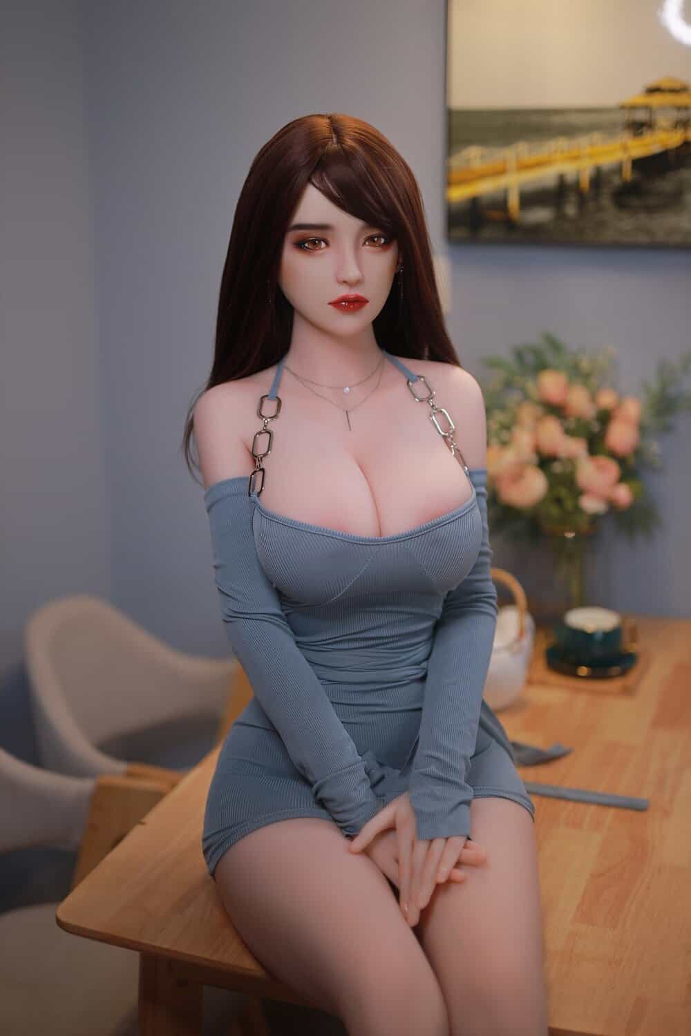 161cm/5ft3 E-cup Silicone Head Sex Doll – Anna Jasper - Image 5