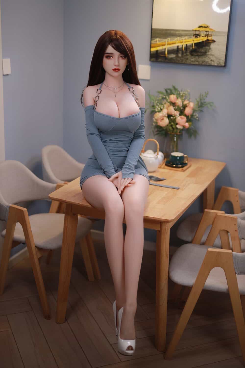 161cm/5ft3 E-cup Silicone Head Sex Doll – Anna Jasper - Image 6