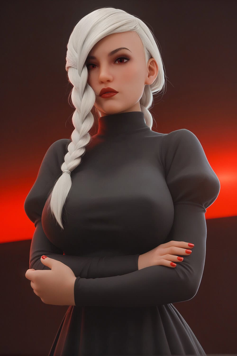 162cm/5ft4 H-cup Silicone Head Sex Doll – Anna.B - Image 8