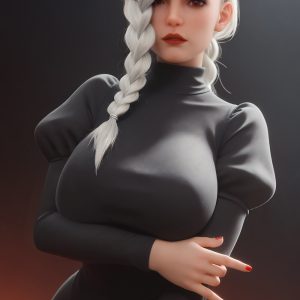 162cm/5ft4 H-cup Silicone Head Sex Doll – Anna.B