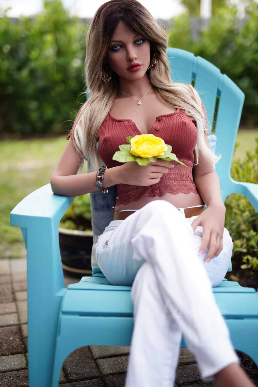 162cm/5ft4 E-cup Silicone Head Sex Doll – Lisa - Image 12