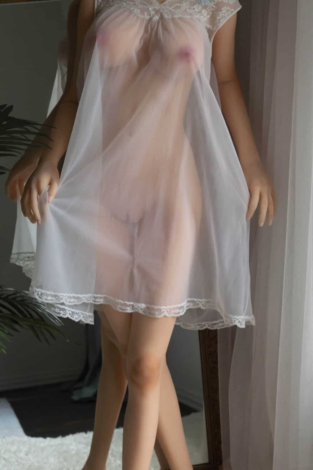 163cm/5ft4 F-cup Silicone Head Sex Doll – Evelyn - Image 10