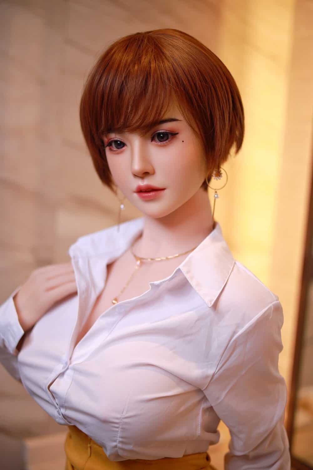 163cm/5ft4 K-cup Silicone Head Sex Doll – Yun Xi - Image 10