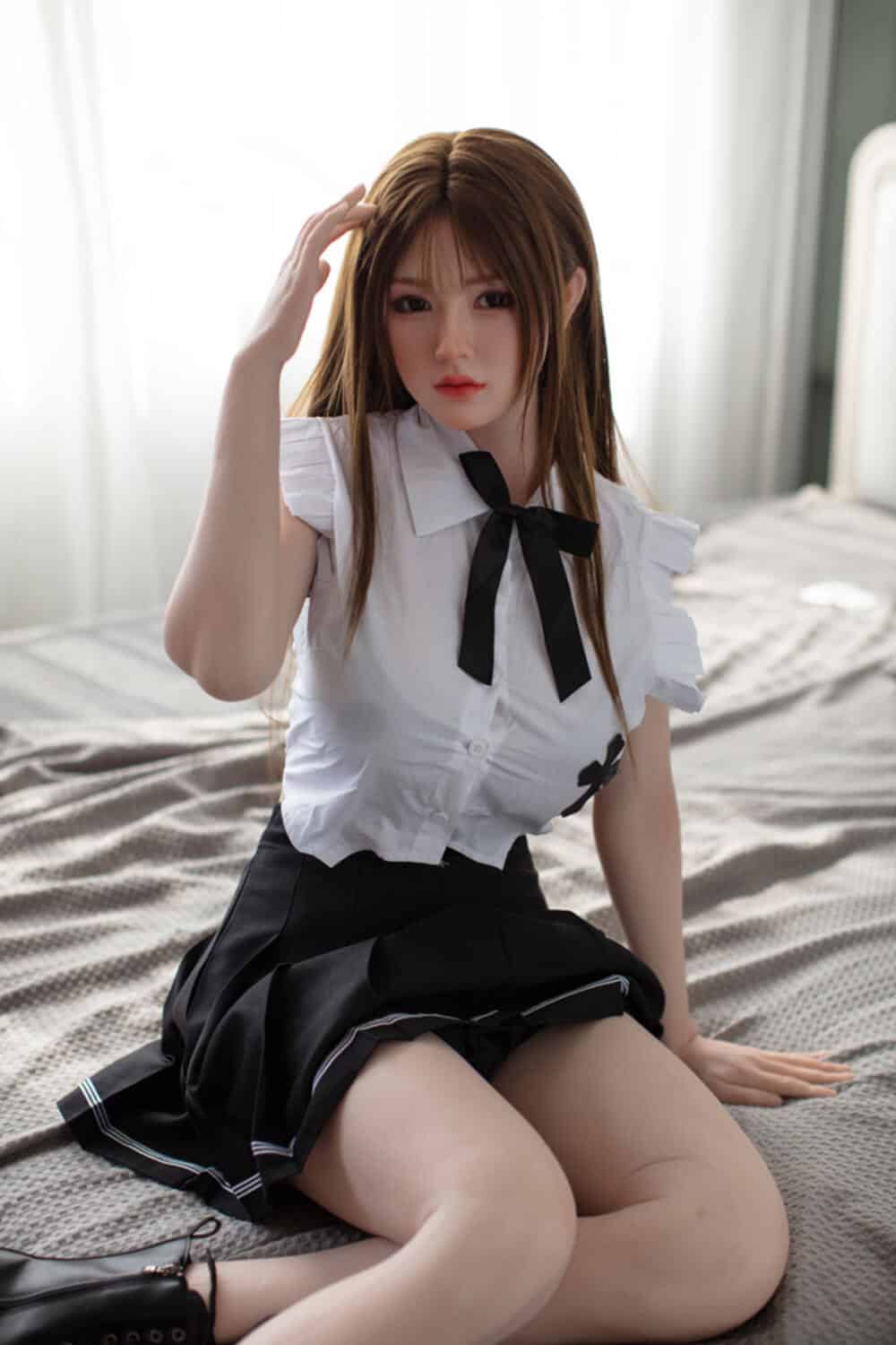 170cm/5ft7 D-cup Silicone Head Sex Doll – Mei - Image 11