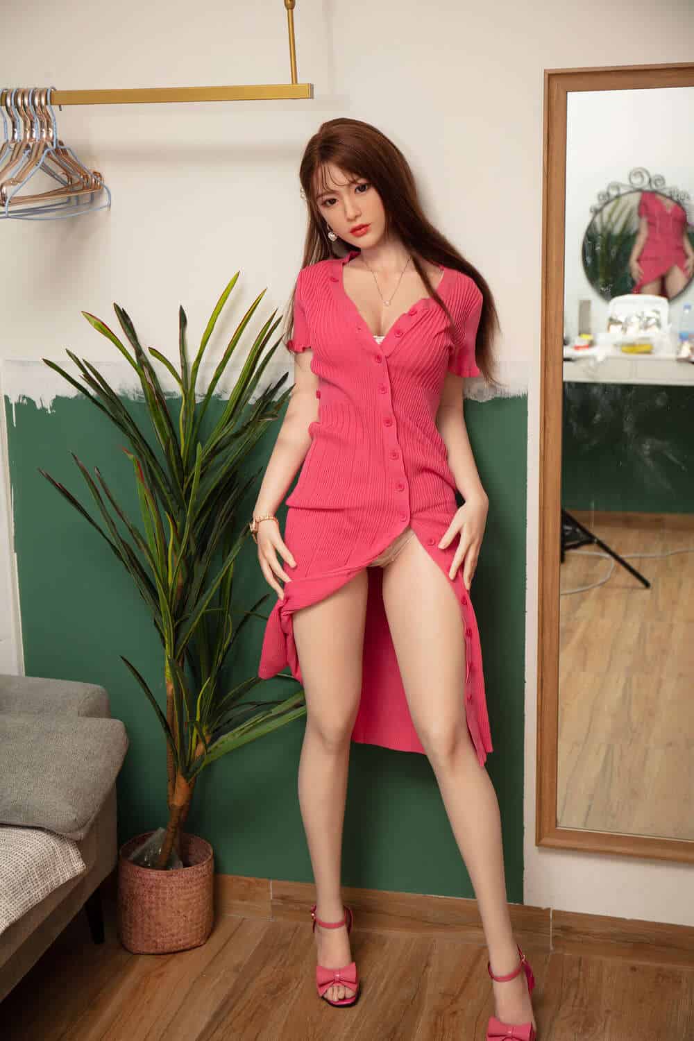 170cm/5ft7 D-cup Silicone Head Sex Doll – Umi - Image 12