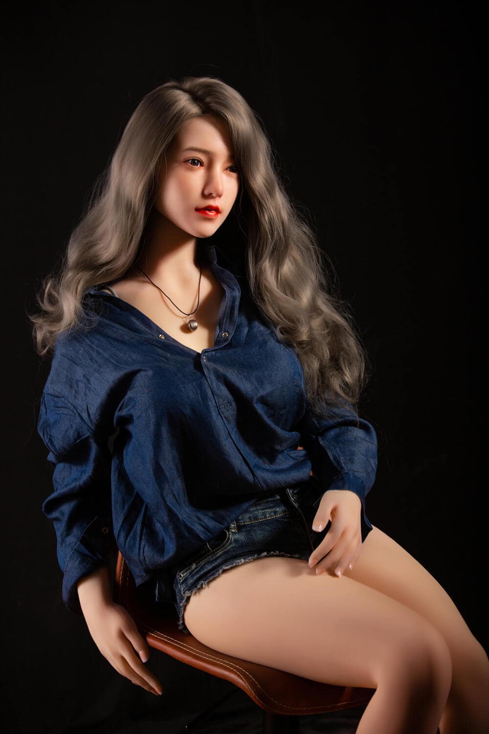 170cm/5ft7 H-cup Silicone Head Hair Implants Sex Doll – Djamila - Image 4