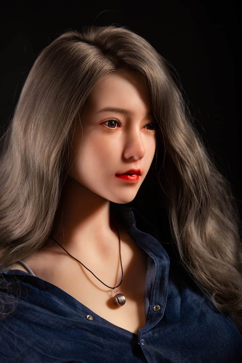 170cm/5ft7 H-cup Silicone Head Hair Implants Sex Doll – Djamila - Image 5