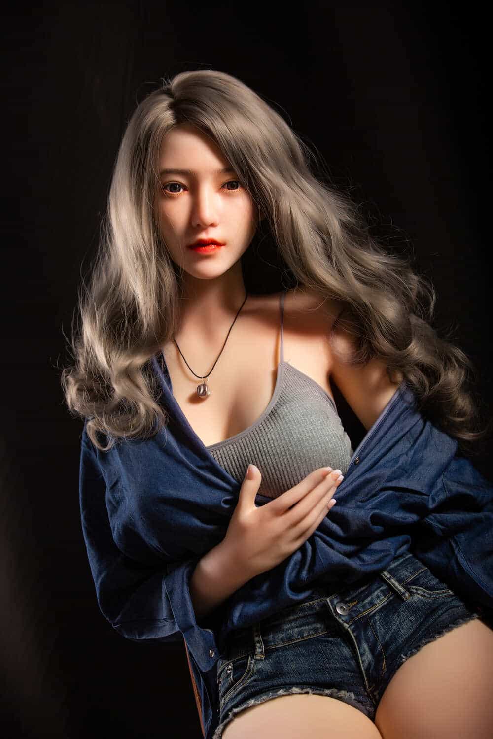 170cm/5ft7 H-cup Silicone Head Hair Implants Sex Doll – Djamila - Image 10