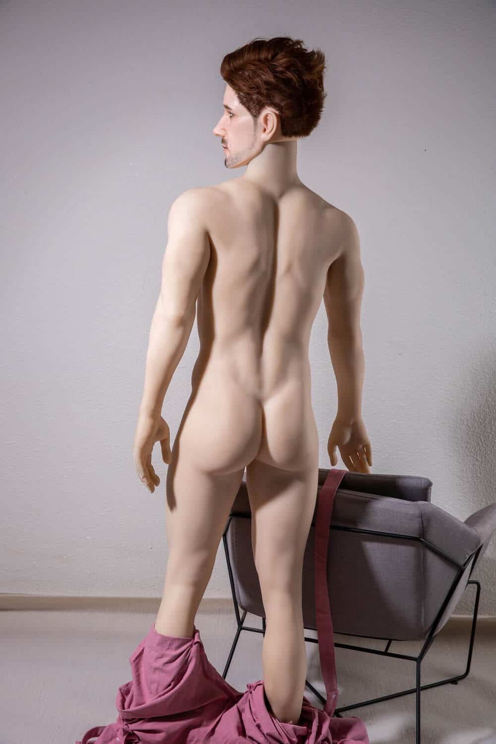 175cm/5ft9 Male Silicone Head Sex Doll – Han - Image 3