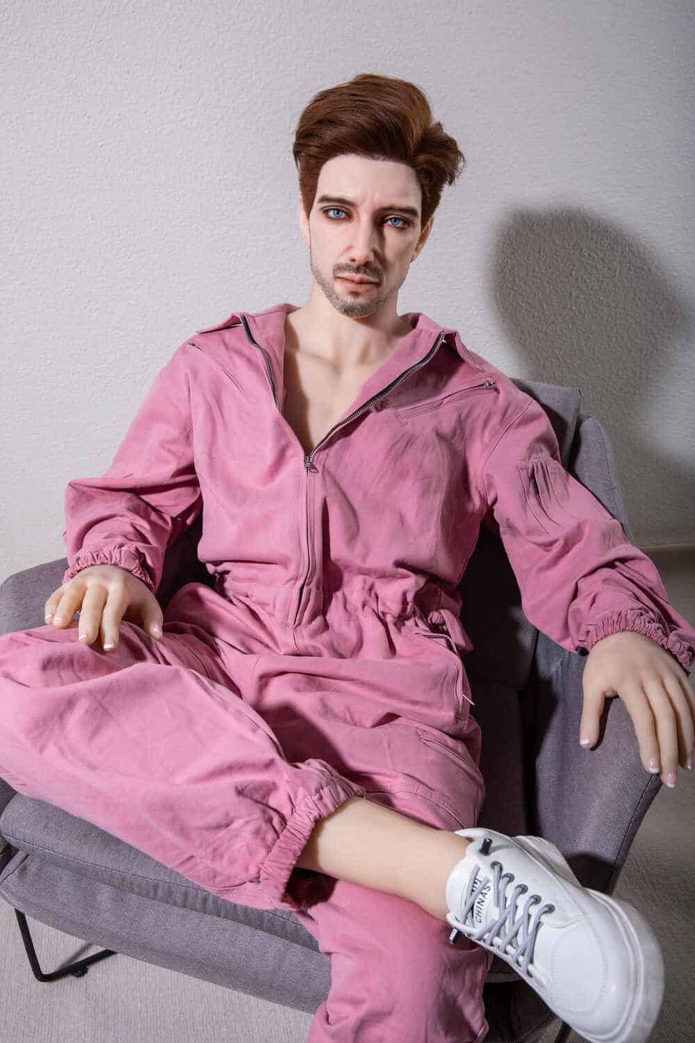 175cm/5ft9 Male Silicone Head Sex Doll – Han