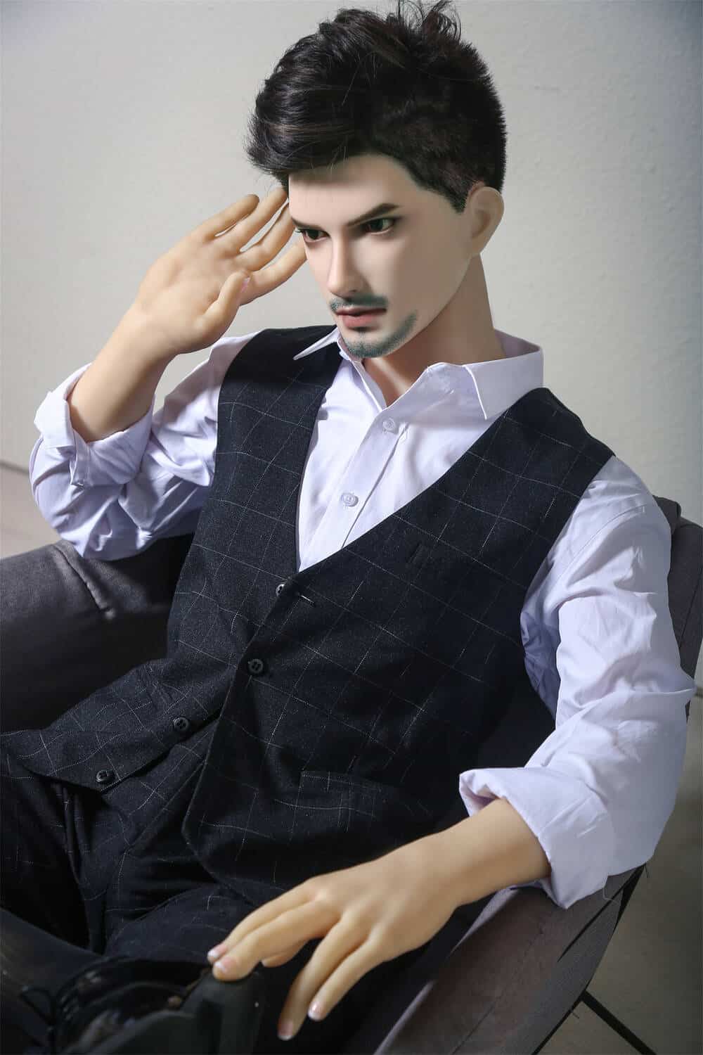 175cm/5ft9 Male Silicone Head Sex Doll – Zhou - Image 12