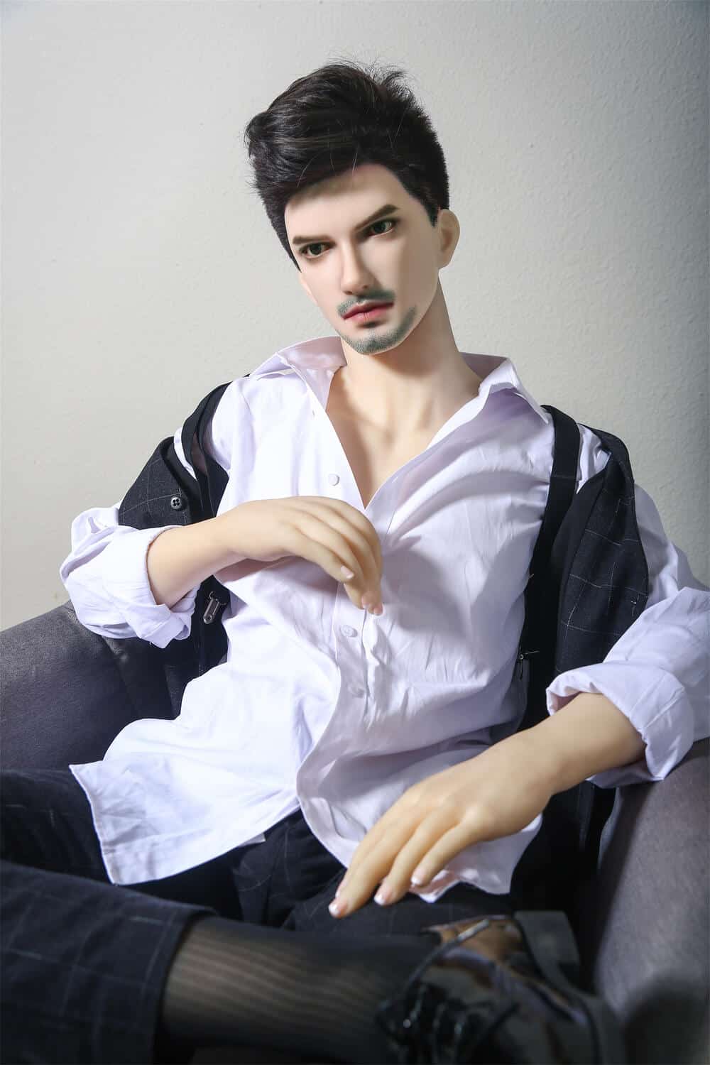 175cm/5ft9 Male Silicone Head Sex Doll – Zhou - Image 11