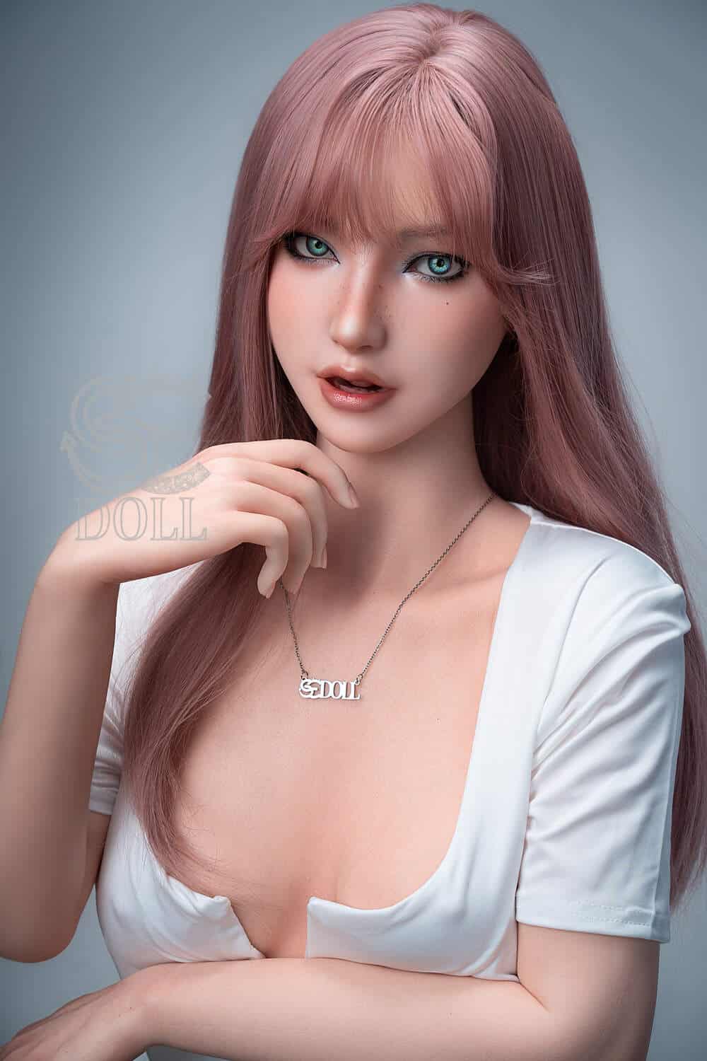 T160cm/5ft3 B-cup Silicone Sex Doll – Bridget.D (Real Skin Texture Version) - Image 9
